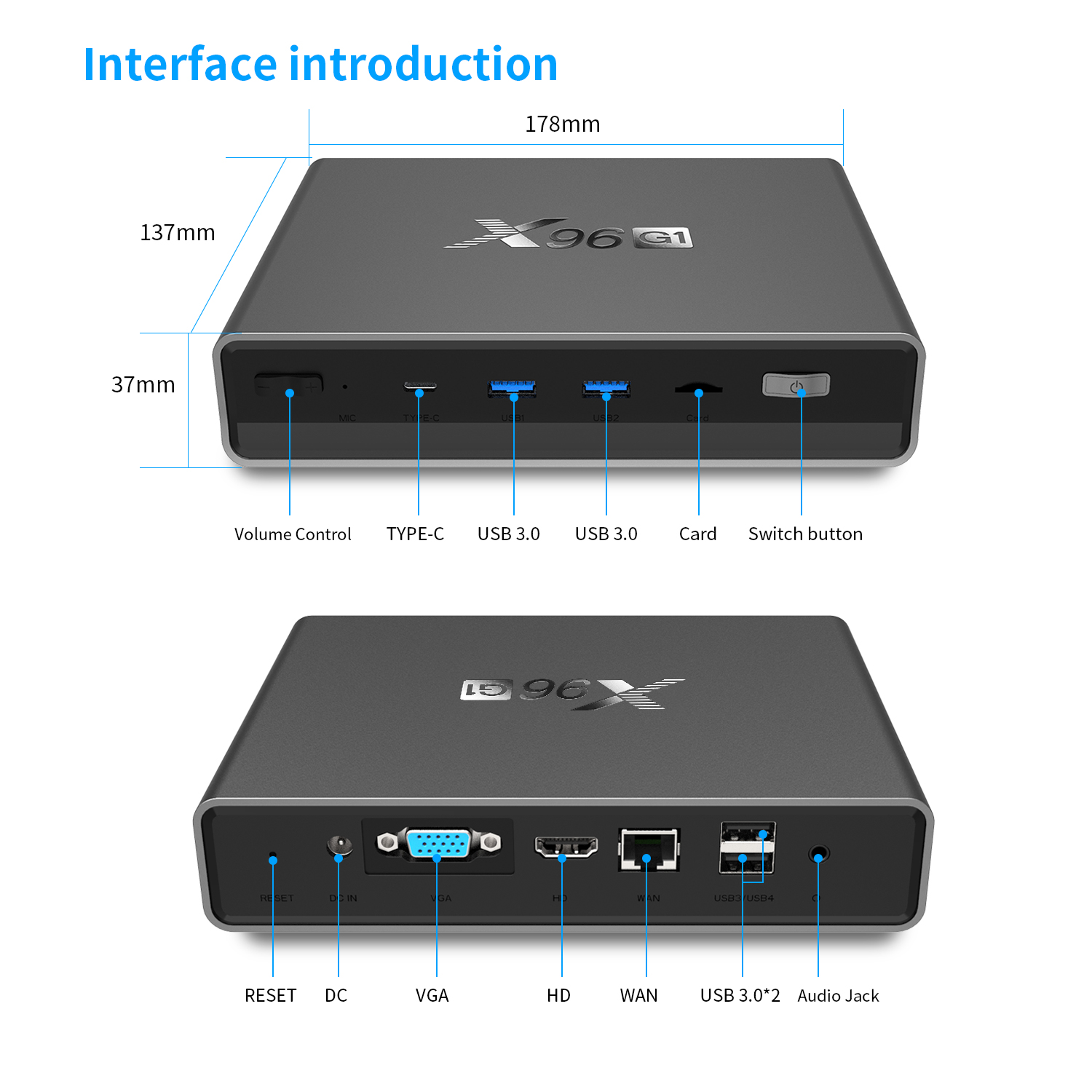 X96 G1 Mini Pc 迷你电脑