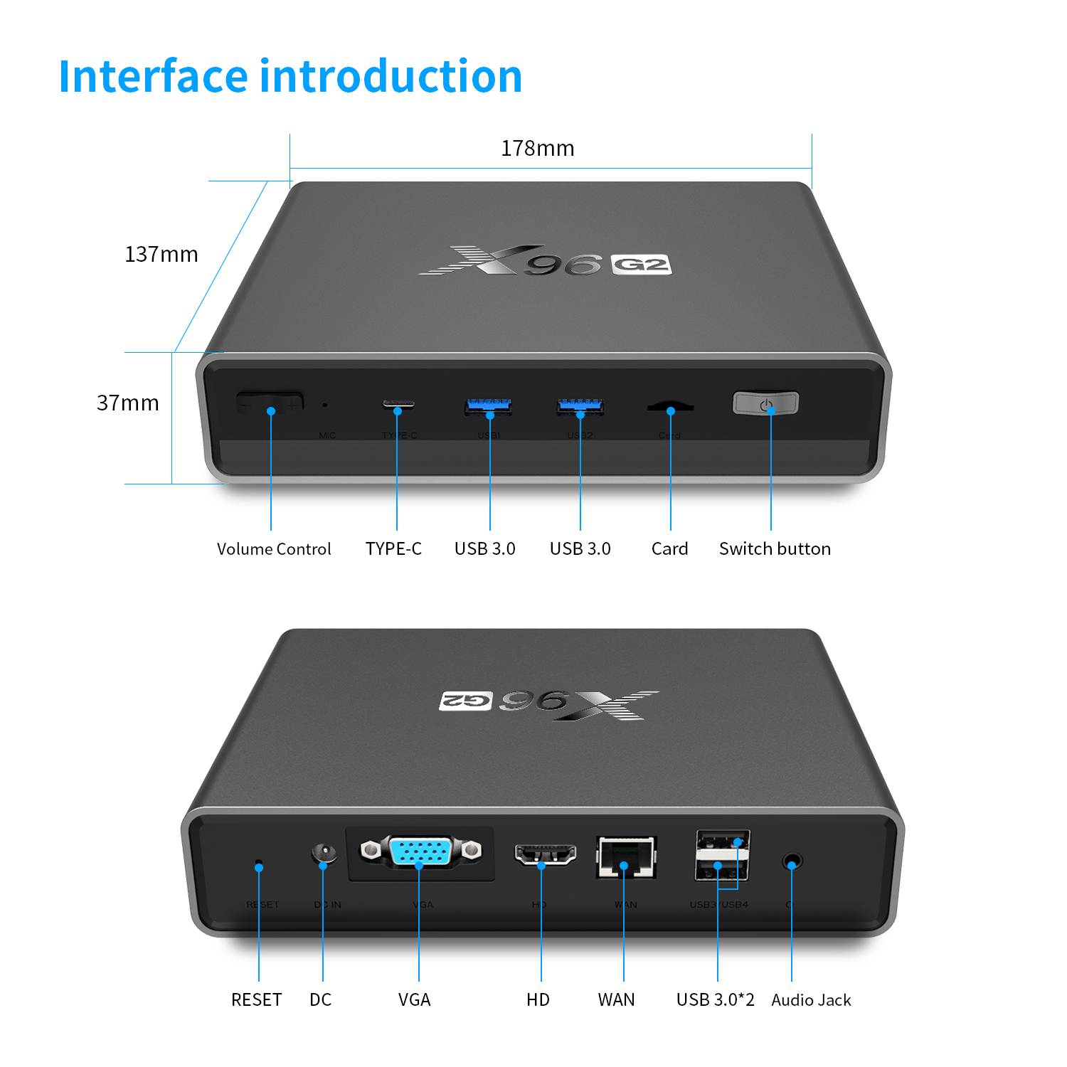 X96 G2 Mini Pc 迷你电脑