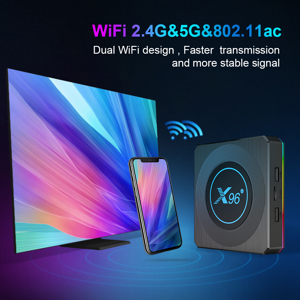 x96x4 s905w4 机顶盒 tv box